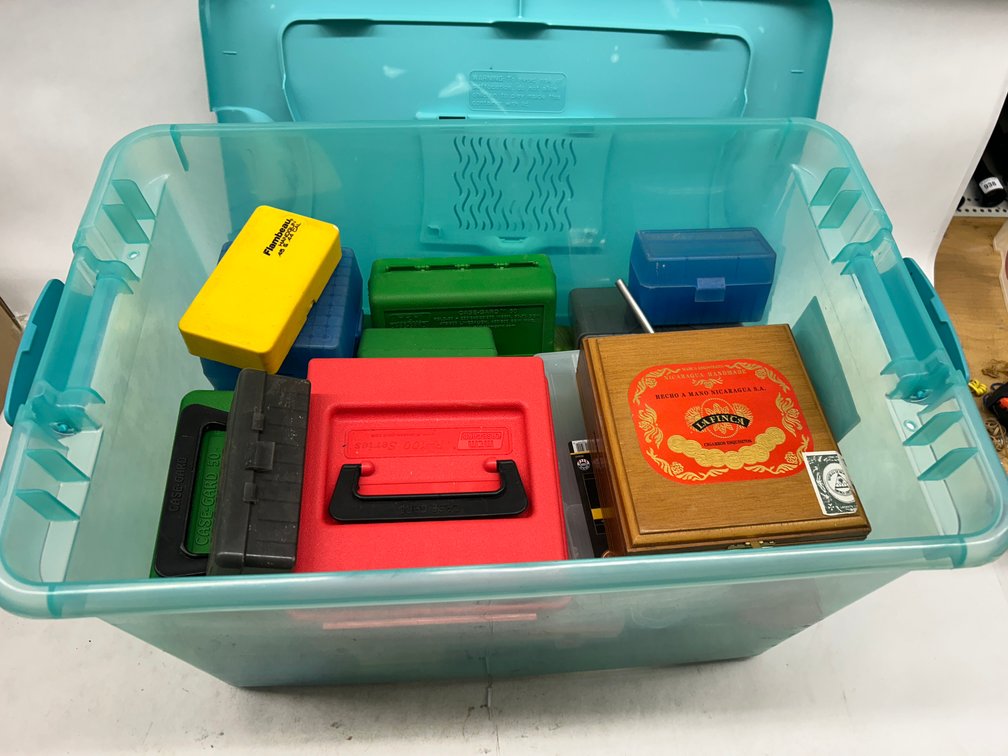Tote Full of Assorted Boxes