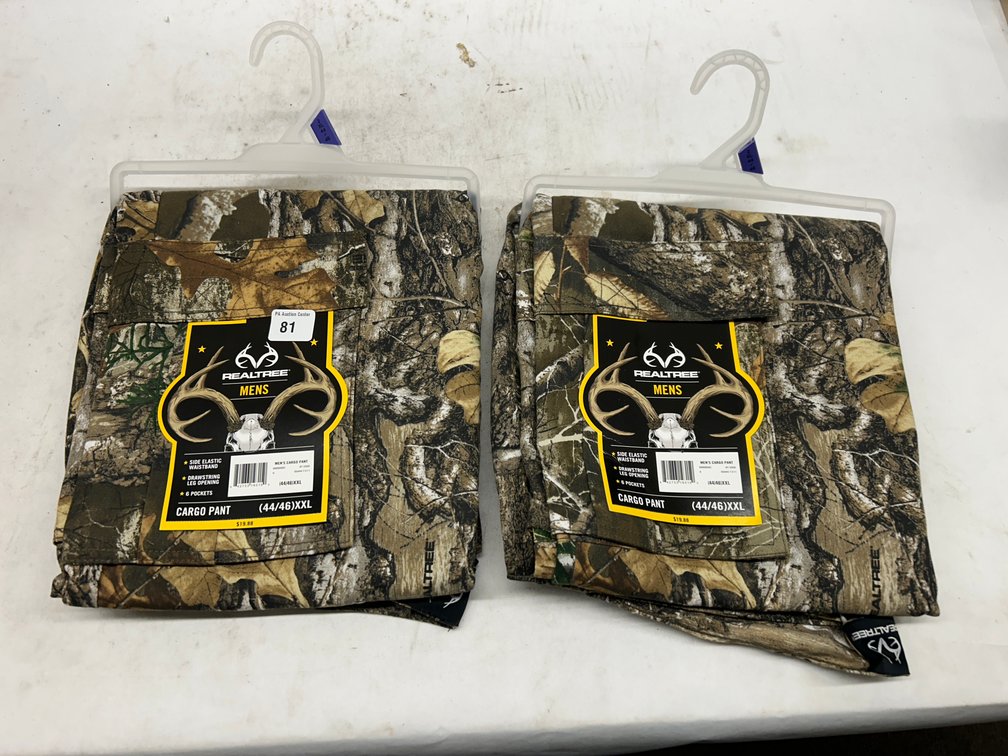 (2x bid) Real Tree Camo Cargo Pants