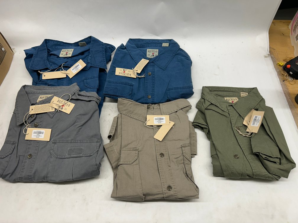 Lot of 5 Red Head Brand Co. Shirts