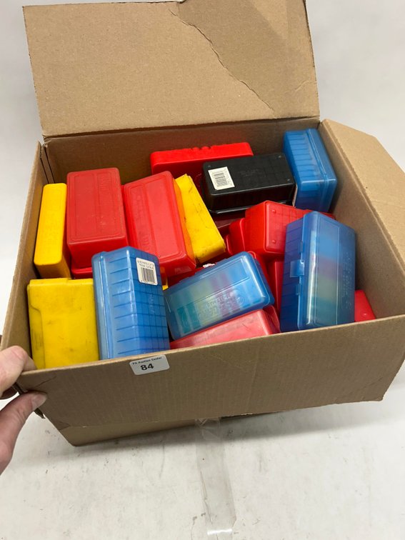 Case of Assorted Ammo Boxes