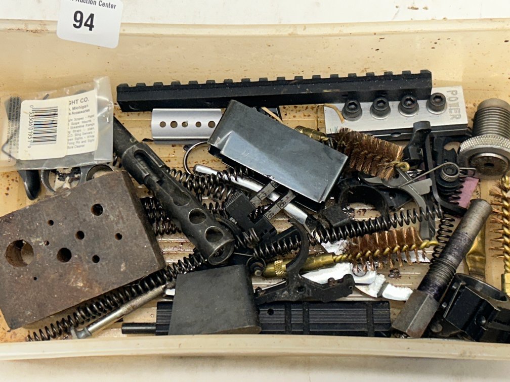 Box of  Assorted Gun Parts