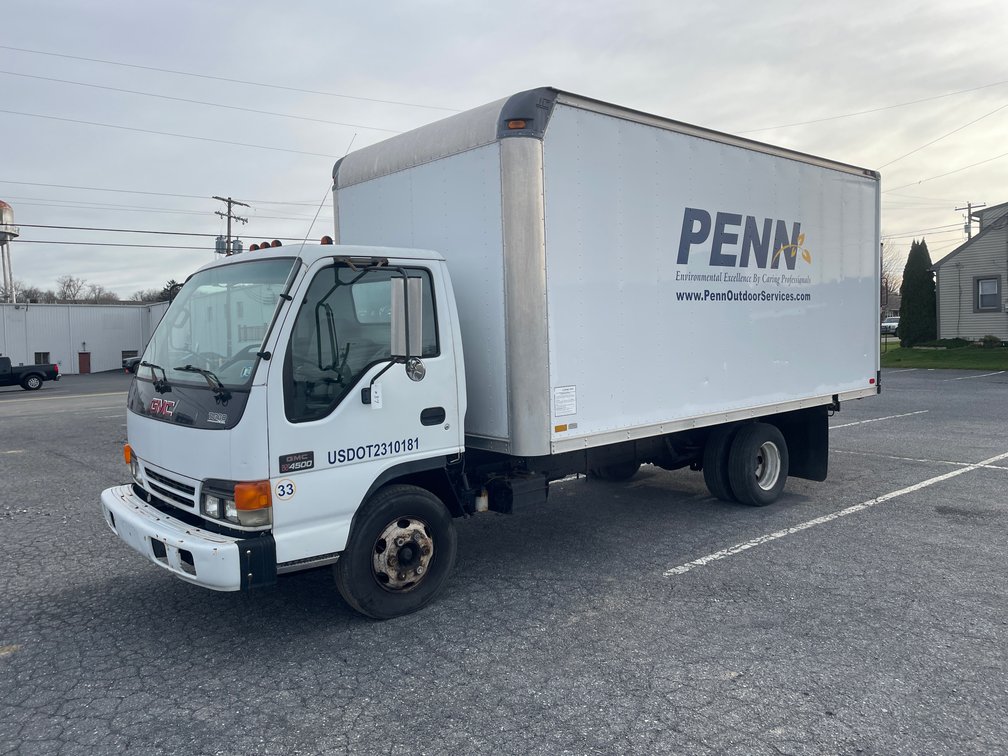 2002 GMC W4500 16' Box Truck W/ Fold Out Ramp