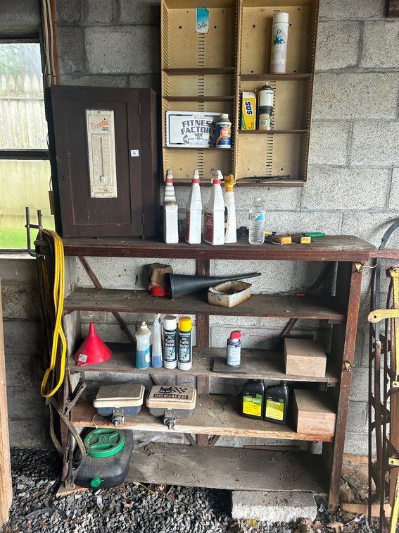 Lot of Shelf, Cabinets and Contents