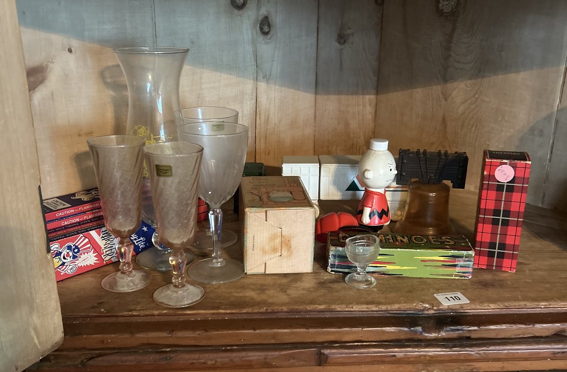 Stemware, Sparklers, and Vintage Toys