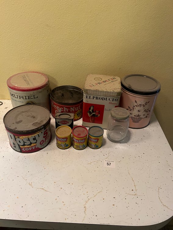 LG Variety of Collectible Tins