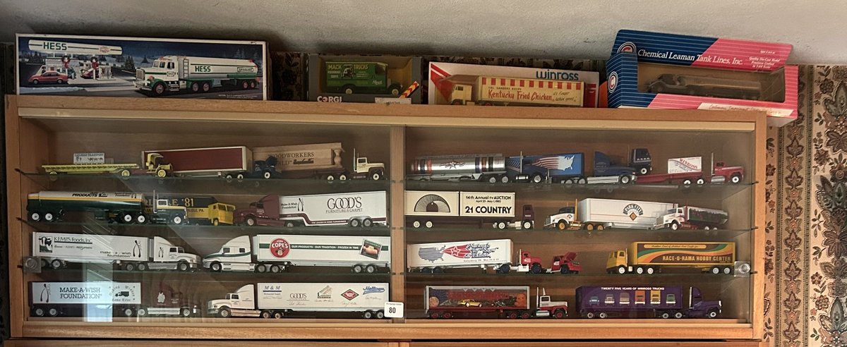 Large Collection Winross Trucks