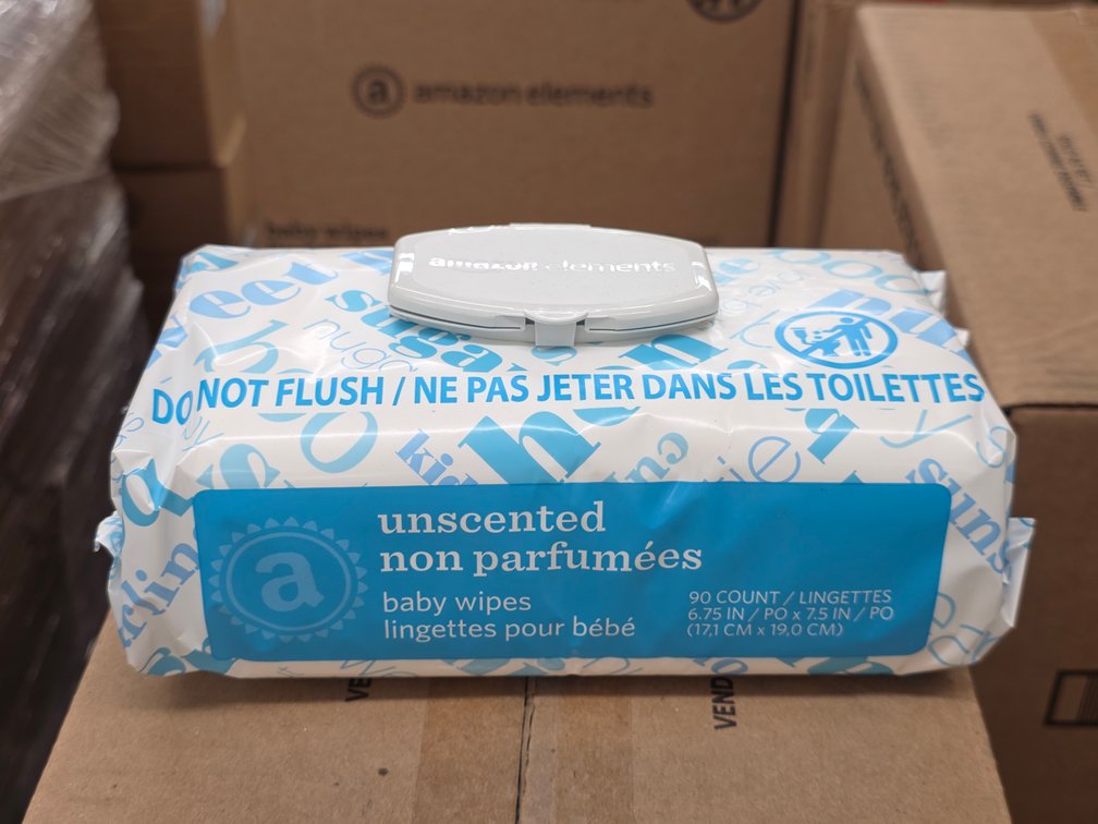 (432x) Unscented Baby Wipes