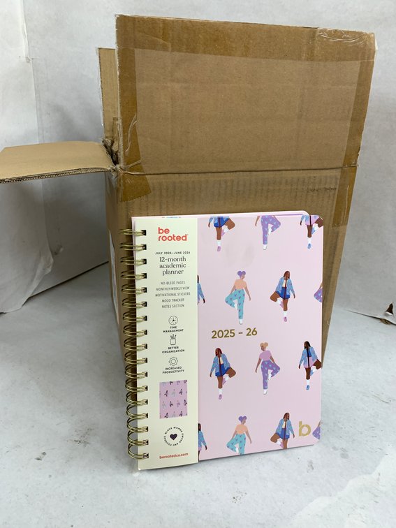 (4x Bid)Be Rooted 9ct 7/2025-6/2026 Academic Planner