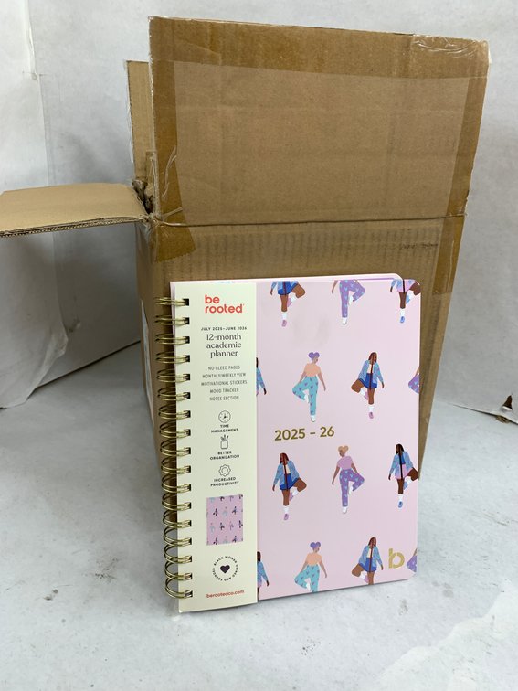 (3x Bid)Be Rooted 9ct 7/2025-6/2026 Academic Planner