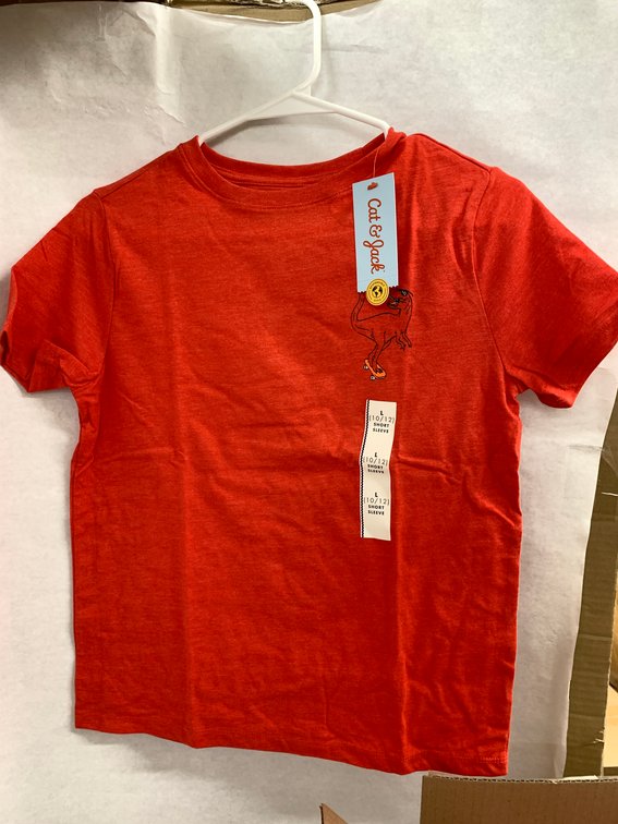 (22x Bid)Cat & Jack Tee-Large(10/12)