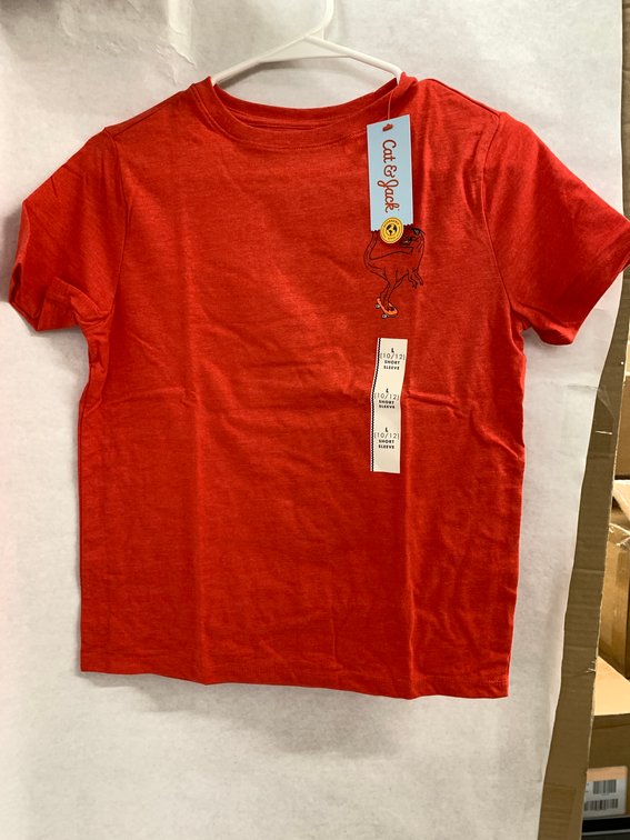 (72x Bid)Cat & Jack Tee-Large(10/12)