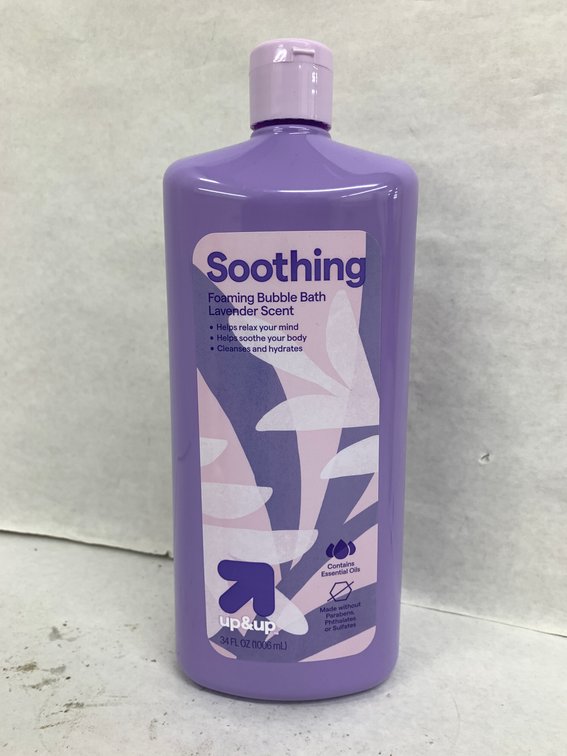 (8x Bid)Up & Up 34oz Soothing Foaming Bubble Bath