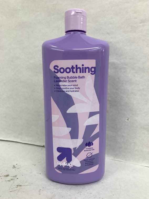 (16x Bid)Up & Up 34oz Soothing Foaming Bubble Bath