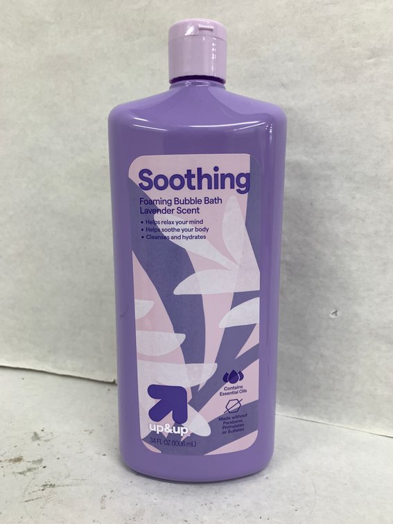(24x Bid)Up & Up 34oz Soothing Foaming Bubble Bath