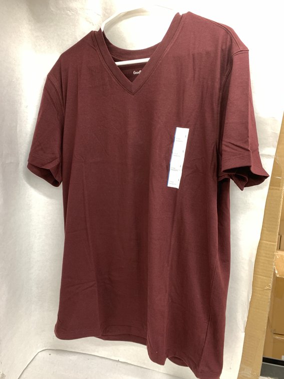 (24x Bid)Goodfellow V-Neck Tee-Large