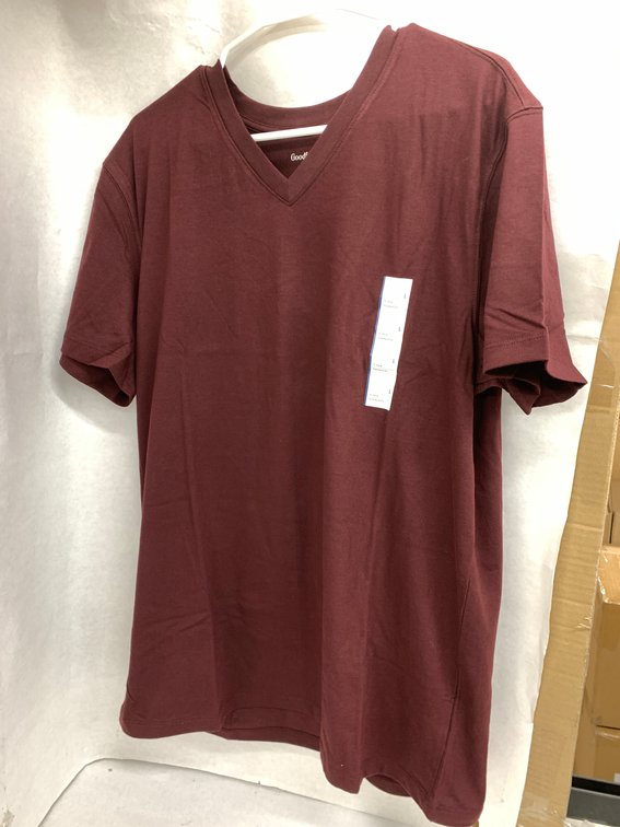 (48x Bid)Goodfellow V-Neck Tee-Large