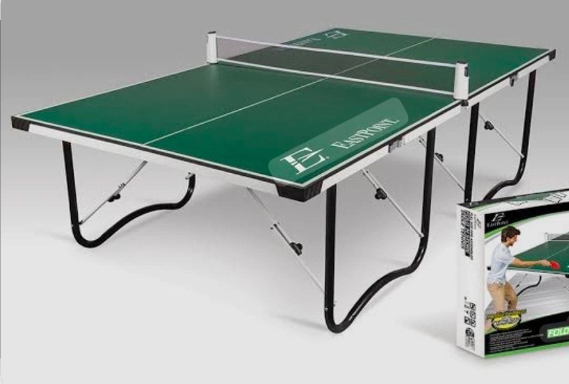 (8x Bid) East Point Fold-N-Store Table Tennis Table