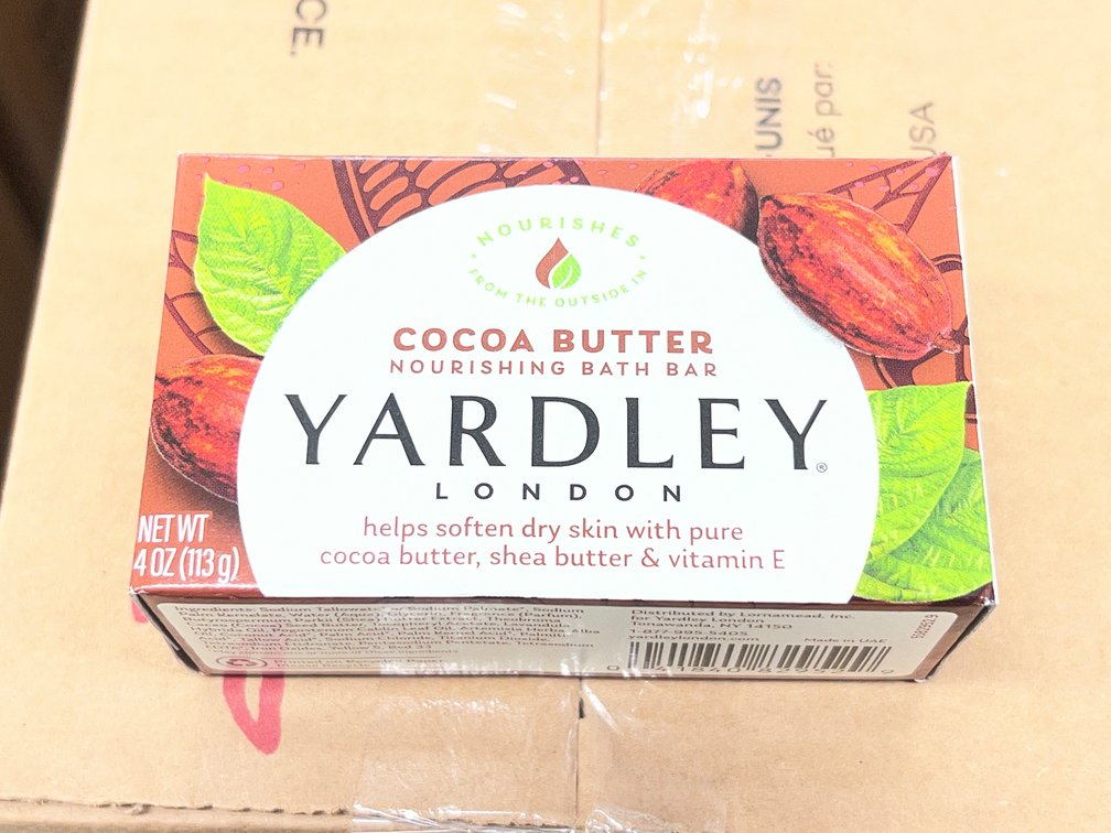 (240x Bid) Yardley London 4 Oz Cocoa Butter Bath Bar