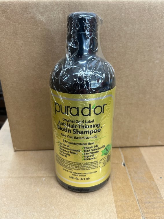 (60x Bid) Pura D'or 16 Oz Biotin Shampoo
