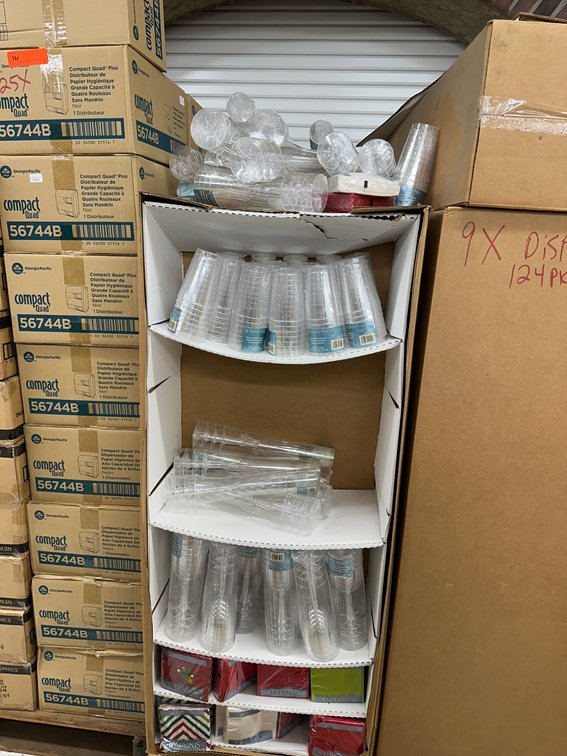 (8x) Display of Sensations Cups & Napkins