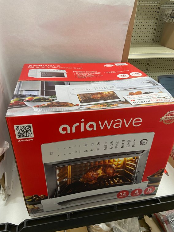 Aria Wave Digital Air Fryer Toaster Oven