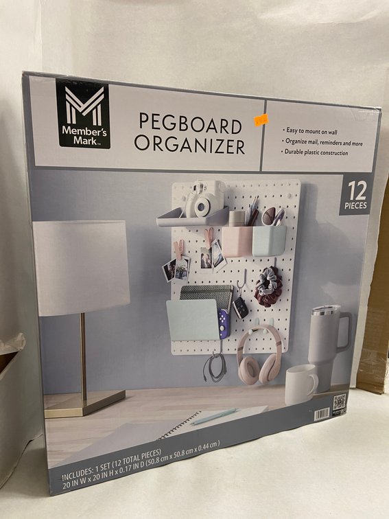 Members Mark 12pc Pegboard Organizer