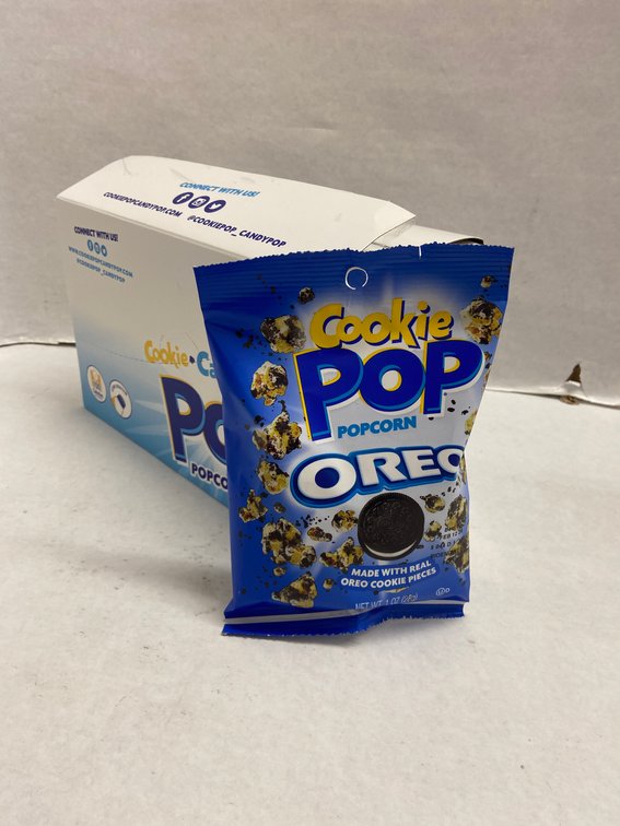 (6x Bid)Cookie Pop 8ct 1oz Oreo Popcorn