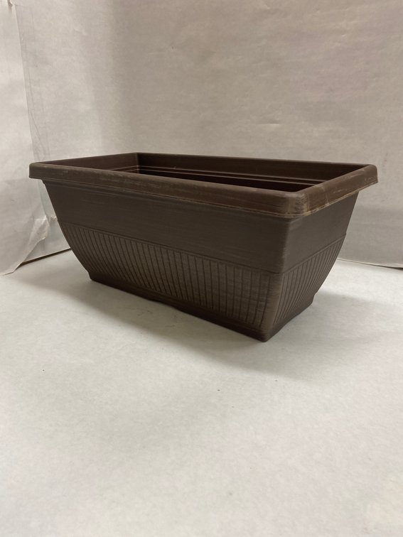 (18x Bid)Rene Bark 15" Plawstic Window Box