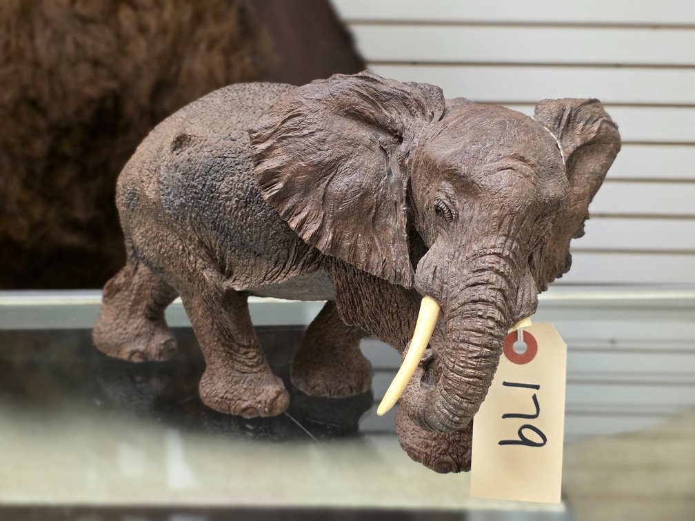 Heavy Elephant Figurine