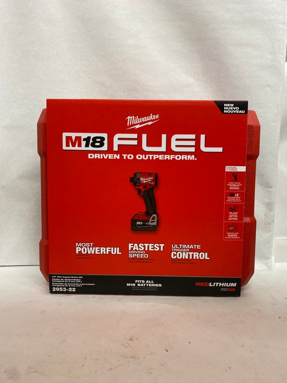 Milwaukee M18 1/4" Hex Impact Driver Kit