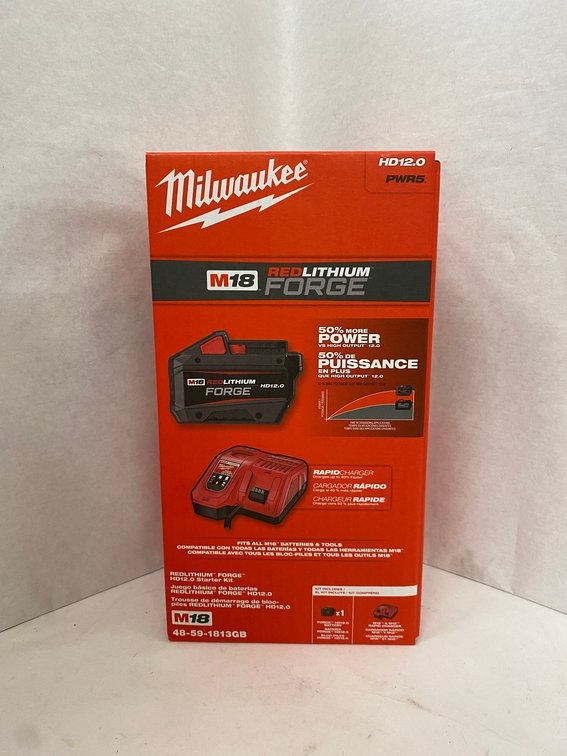 Milwaukee M18 RedLithium Forge HD12.0 Starter Kit