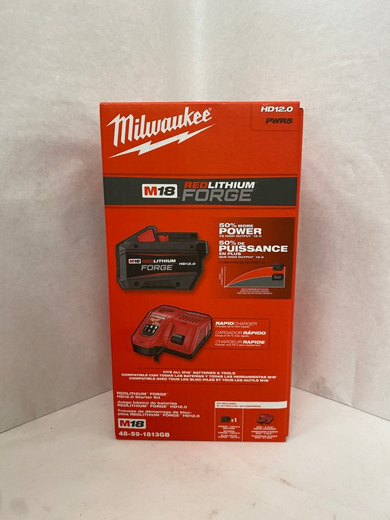 Milwaukee M18 RedLithium Forge HD12.0 Starter Kit