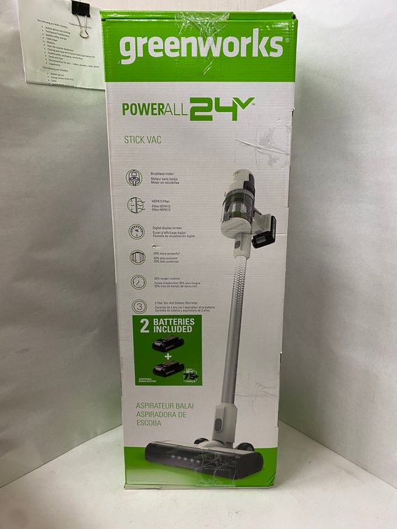 Greenworks 24V Stick Vacuum Kit