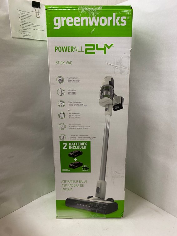 Greenworks 24V Stick Vacuum Kit