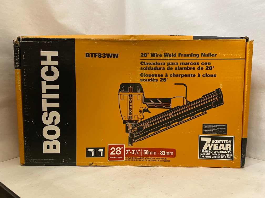 Bostitch 28-Degree Wire Weld Framing Nailer