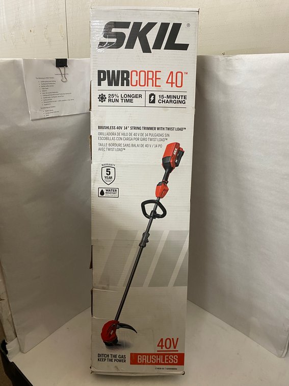 Skil 40V 14" BL String Trimmer w/ Twist Load Kit