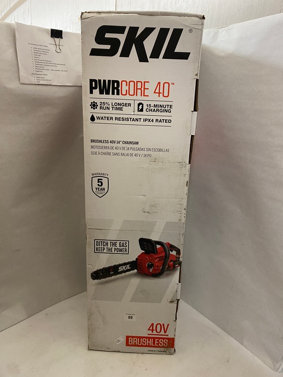 Skil 40V 14" BL Chainsaw Kit