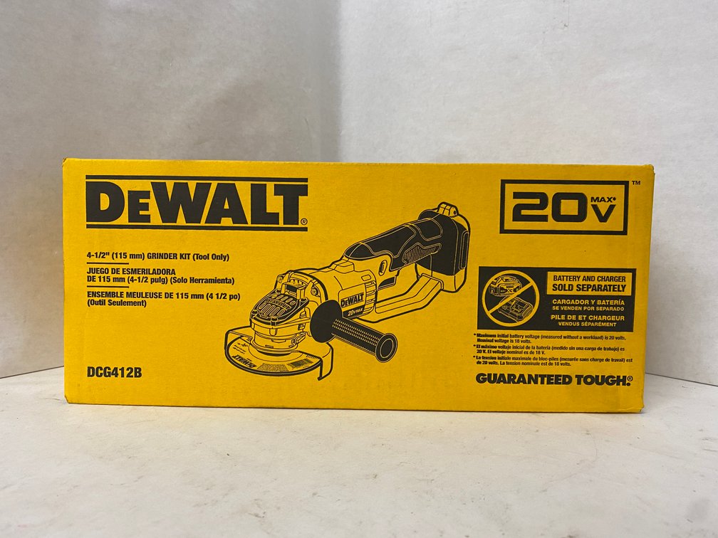 DeWalt 20V 4-1/2" Grinder Kit-Tool Only