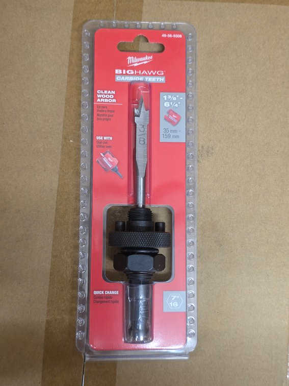 (360x) Milwaukee Big Hawg Clean Wood Arbor