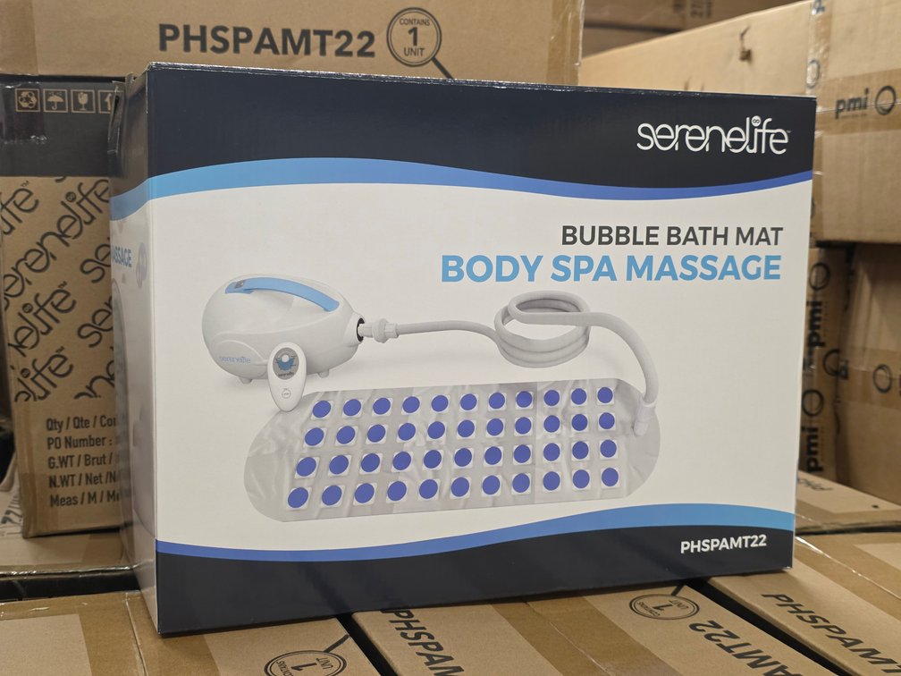 (40x) SereneLife Bubble Bath Mat
