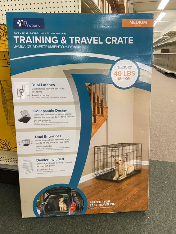 Pet Essentials Training & Travel Crate