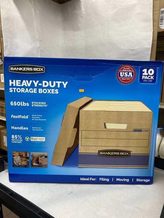 Bankers Box 10pk HD 10"x12" Storage Box