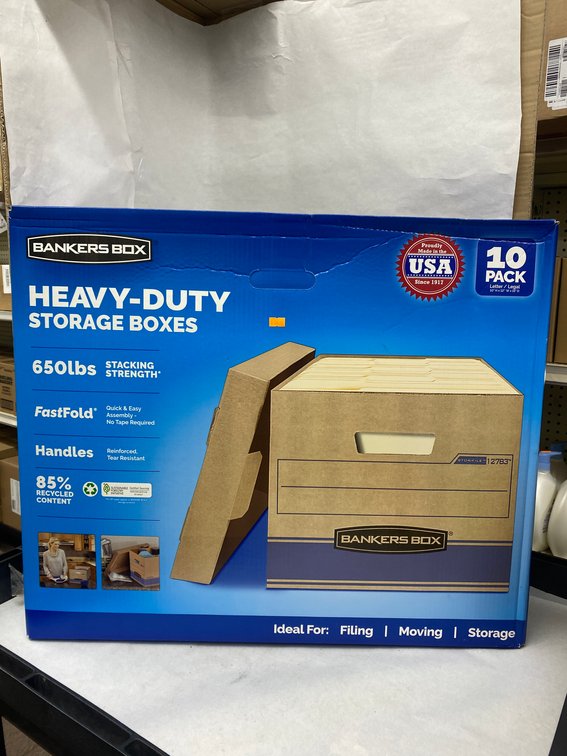 Bankers Box 10pk HD 10"x12" Storage Box