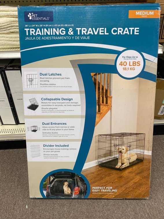 Pet Essentials Training & Travel Crate