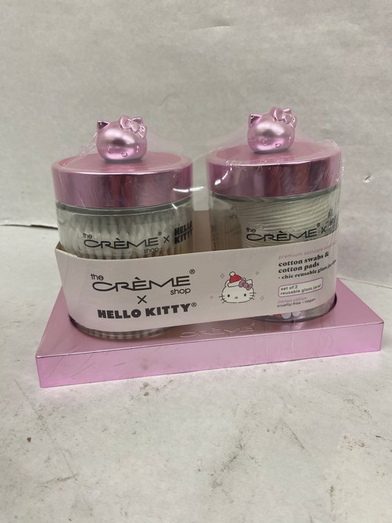 The Creme Cotton Swabs & Cotton Pads Set
