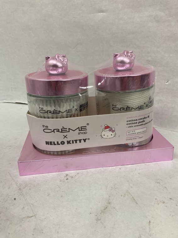 (2x Bid)The Creme Cotton Swabs & Cotton Pads Set
