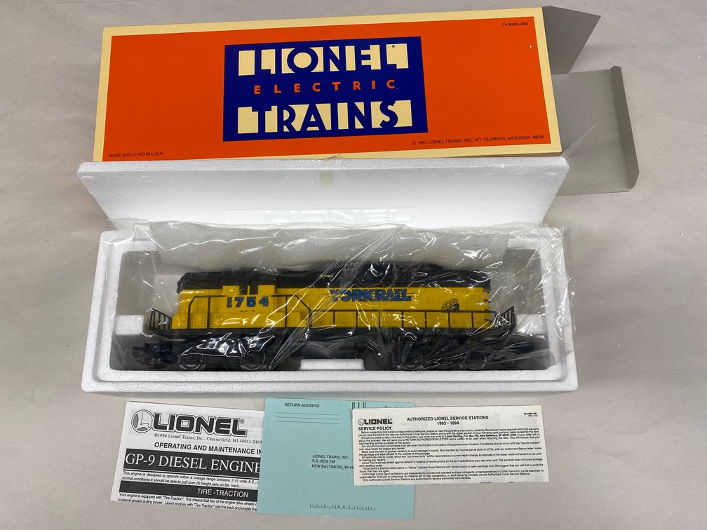 O Lionel Mod Era 1994 TCA GP-9 Diesel, OB