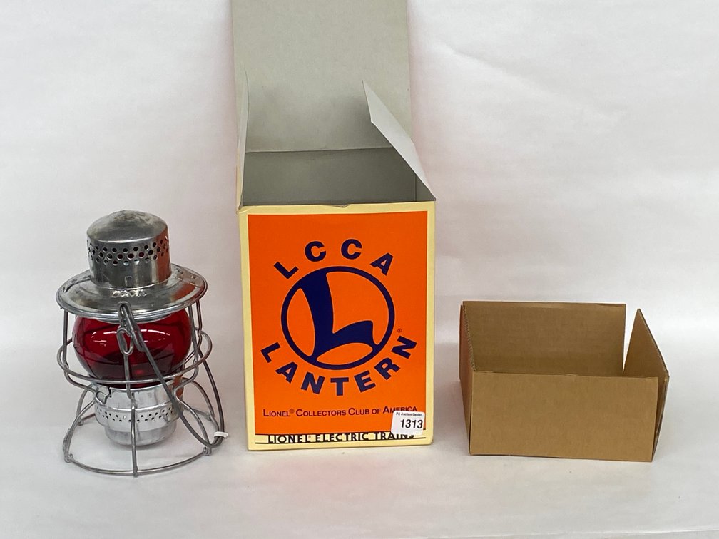 LCCA 25th Ann Lantern, OB W / Insert, Adlake