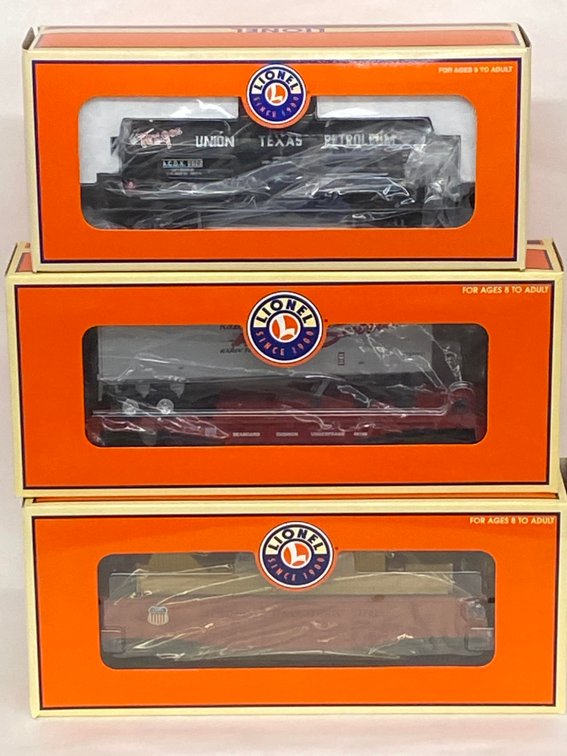 (3) O Lionel Mod Era Freights, All OB, 19644