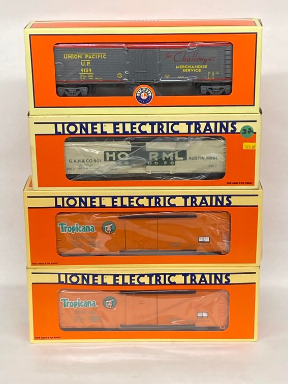 (4) O Lionel Mod Era Reefers, All OB, 17307